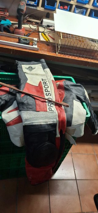 Traje Moto Piel 2 Piezas Mujer