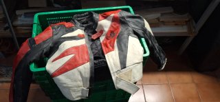Traje Moto Piel 2 Piezas Mujer