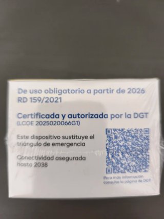 Valiza V16 DGT con geolocalización precintada