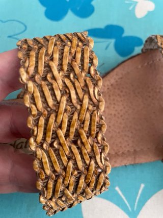 Sandalias Gelatti Piel Artesanales Marrón Dorado