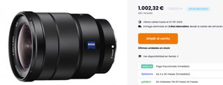Sony Alpha 7 III + Objetivo FE 16-35mm F4