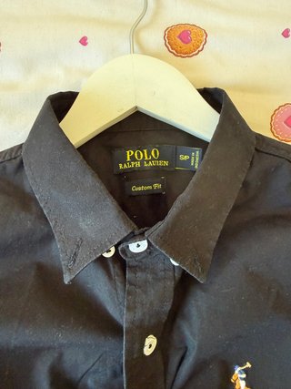 Camisa Polo Ralph Lauren Negra Talla S