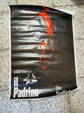 Cartel Película Platón (Oliver Stone) y El Padrino