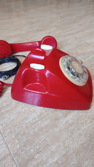Teléfono Heraldo Rojo Telefónica Vintage