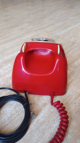 Teléfono Heraldo Rojo Telefónica Vintage