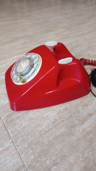 Teléfono Heraldo Rojo Telefónica Vintage