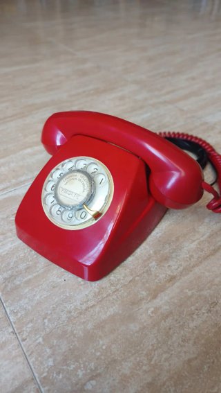 Teléfono Heraldo Rojo Telefónica Vintage
