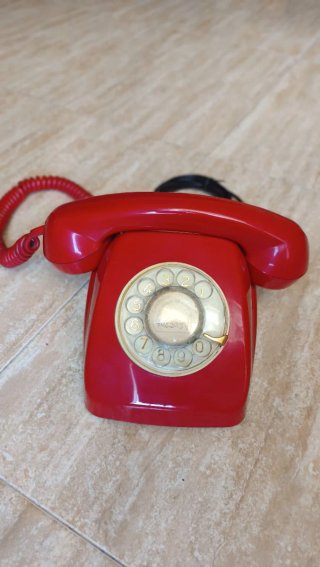 Teléfono Heraldo Rojo Telefónica Vintage