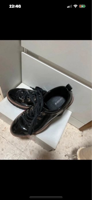 Zapatos Graceland charol negros