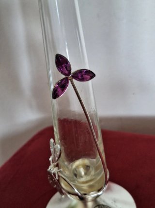 Vaso Kristall Design Silvory Argento Oro