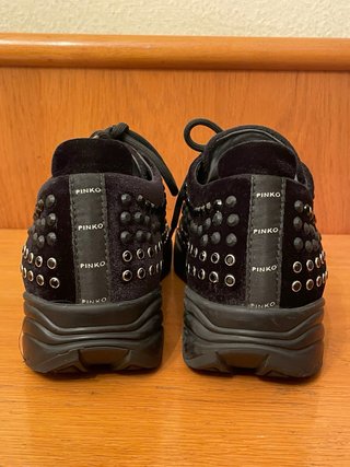 PINKO - sneakers negro bisuteria 38