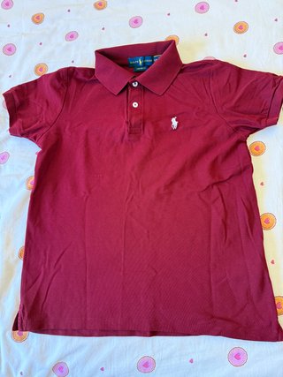Polo Ralph Lauren Talla S Custom Fit Rojo Nueva