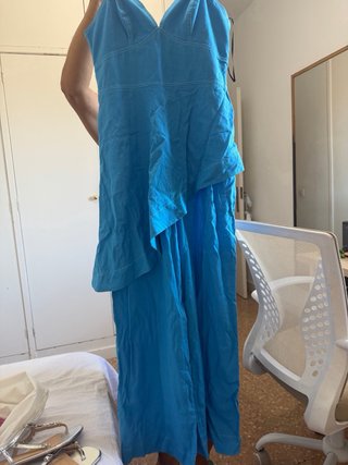 Mono largo azul talla S