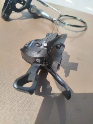 Shimano XT Pulsador y Cambio