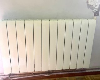 Radiador aluminio blanco 12 elementos