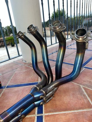 Colectores SC Project Titanio Kawasaki Z900 Full