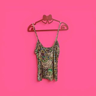 Top Terranova multicolor stile etnico