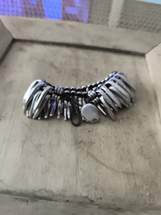 Pulsera Uno de 50 Doble Capa Estilosa