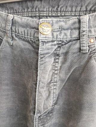 Pantaloni Armani Jeans Velluto Blu Vintage