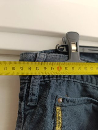 Pantaloni Armani Jeans Velluto Blu Vintage