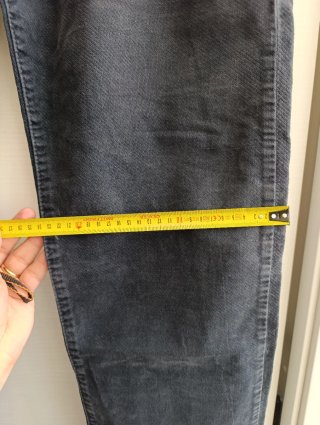 Pantaloni Armani Jeans Velluto Blu Vintage