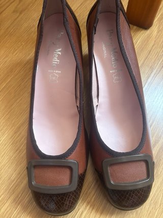 Zapatos Pary Medo Piel Talla 39 Mujer