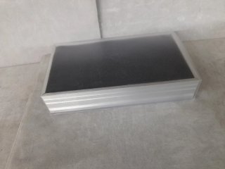 Bolígrafo y Llavero Negro y Plateado en estuche