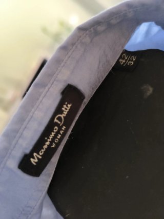 Camisa Massimo Dutti azul