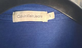Polo Calvin Klein Jeans Vintage Y2K Azul