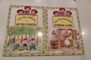 Libros las tres mellizas en catalán