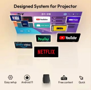 Proyector Portátil XGODY Gimbal A5 Android 11