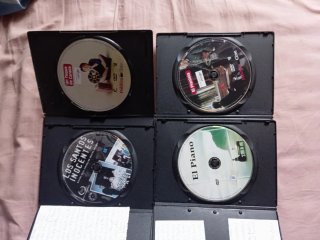 4 Películas DVD: Los Santos Inocentes, El Piano, e