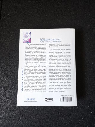 Matemáticas básicas para el acceso a la univers...