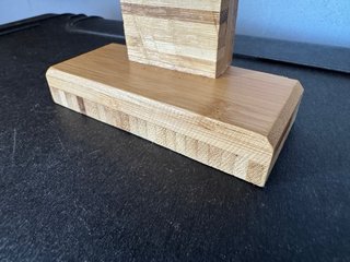 Expositor para relojes de bambú