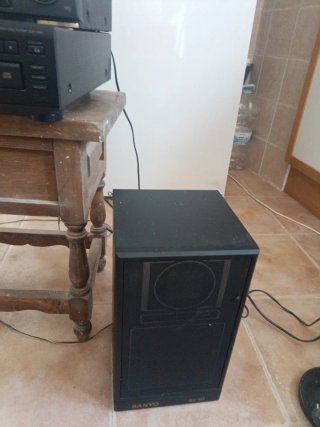Set audio Sony e lettore DVD Panasonic Nero