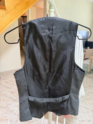 Chaleco H&M Gris y Negro Talla xs