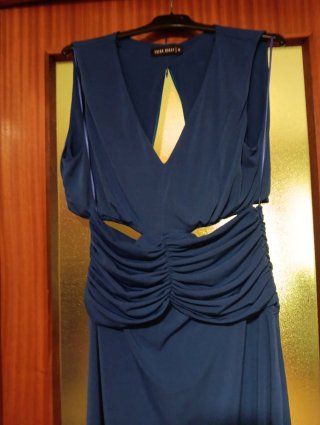 Vestido de fiesta azul