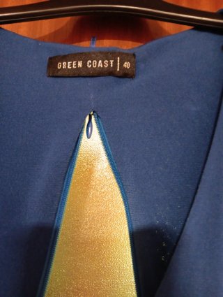 Vestido de fiesta azul