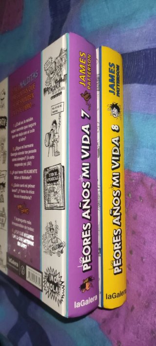 2 libros Los peores años de mi vida