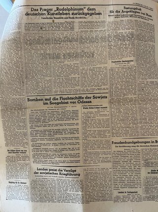 Periódico Völkischer Beobachter 1941