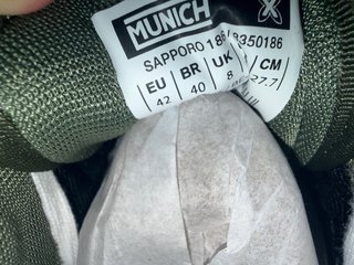 Deportivas Munich Verdes y Beige