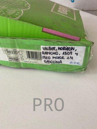 Kit embrague Talbot 003354 nuevo