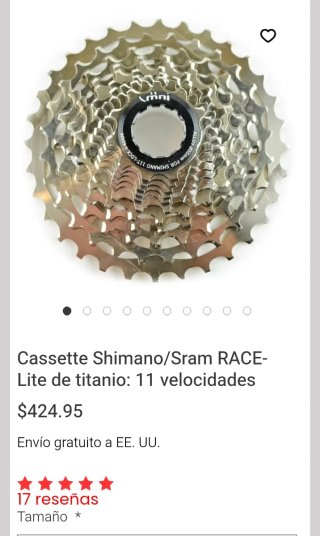 Cassette Titanio Omniracer Shimano 11v.