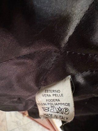 Giacca donna in vera pelle scamosciata vintage
