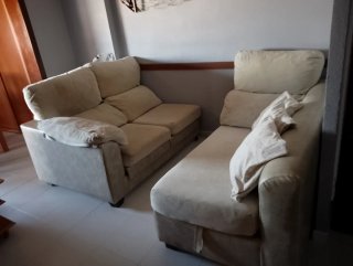 Chaiselongue convertible en 2 sofás