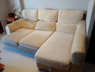 Chaiselongue convertible en 2 sofás