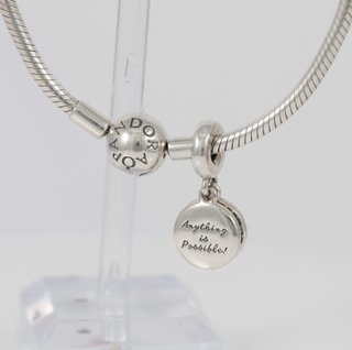 Pulsera Pandora Plata 925 Cadena Serpiente Trébol