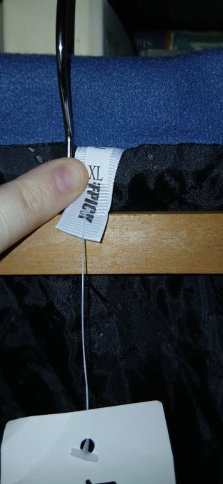 Abrigo azul talla XL