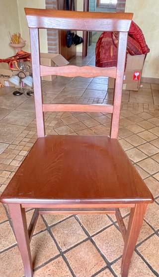Tavolo allungabile legno massiccio + 6 sedie