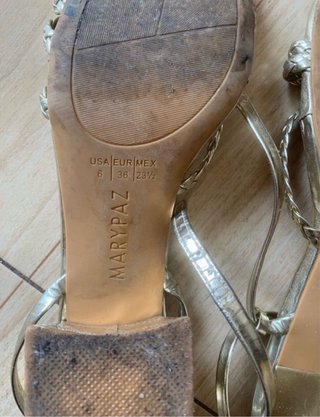 Sandalias MaryPaz Talla 36 Doradas